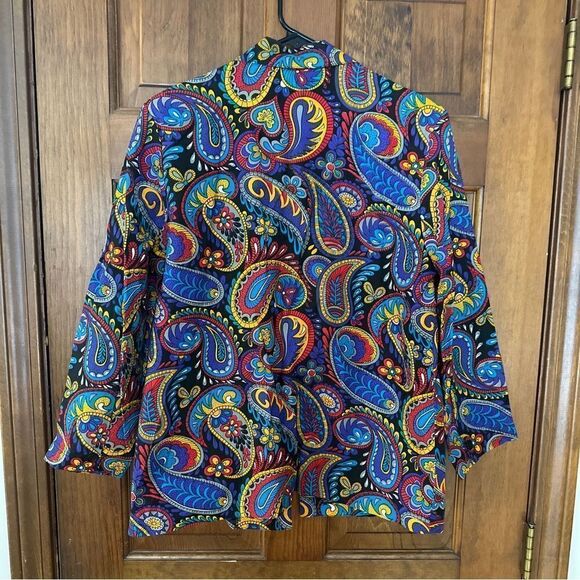 Vintage Women’s ABVIEN Bright Colored Blazer/ Jacket 3/4 Sleeves Size 11… - Picture 7 of 8